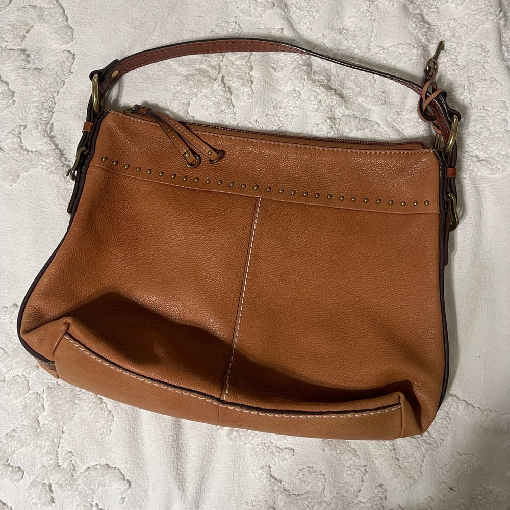Fossil Leather Shoulder Bag